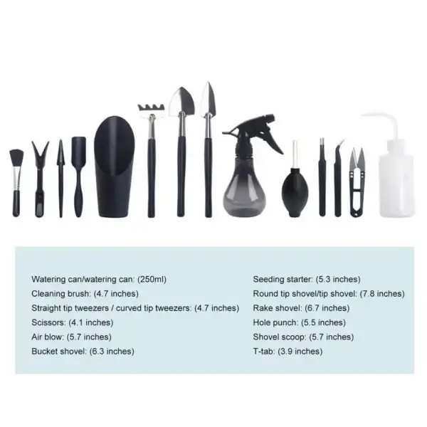 Gardening Kit: 14/16 Pcs Mini Tools for Succulent Care - Image 6
