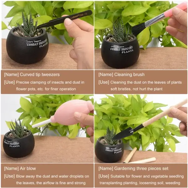 Gardening Kit: 14/16 Pcs Mini Tools for Succulent Care - Image 4