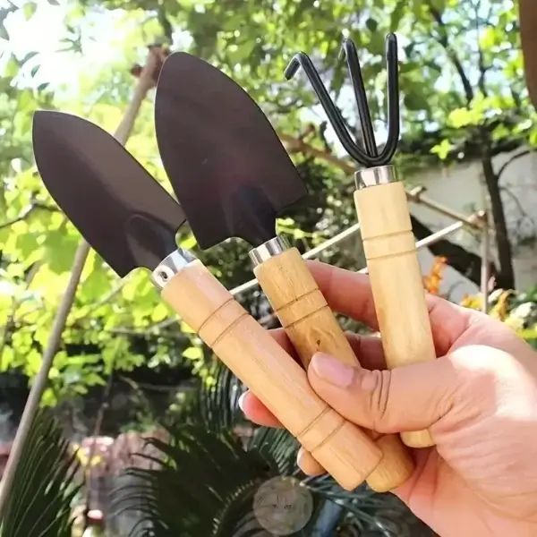 Gardening Kit For Succulents With Rake, Trowel, Shovel - Image 6