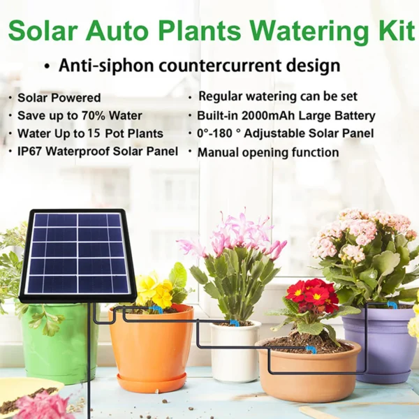 Gardening Kit: Solar Drip Irrigation System - Image 4