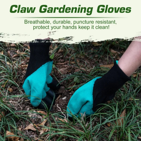 Gardening Kit: Shears, Gloves, Trowel, Claw & Scoop - Image 6