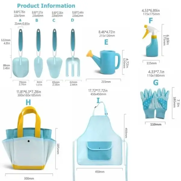 Gardening Kit: Candy Color Tools for Kids Planting - Image 6