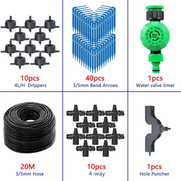 Gardening Kit: SilentKing Drip Irrigation Timer