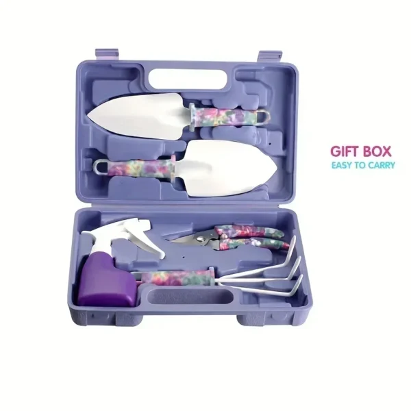 Gardening Kit - 10Pcs Tools Set with Carrying Case - Image 4