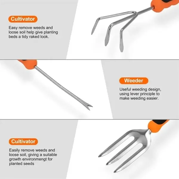 Gardening Kit: 8-Piece Stainless Steel Tools Set - Image 6