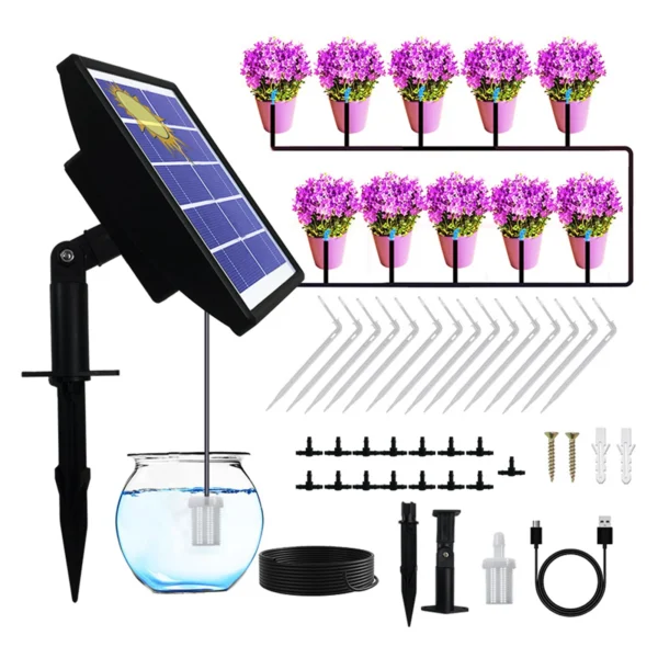 Gardening Kit: Solar Drip Irrigation System - Image 2