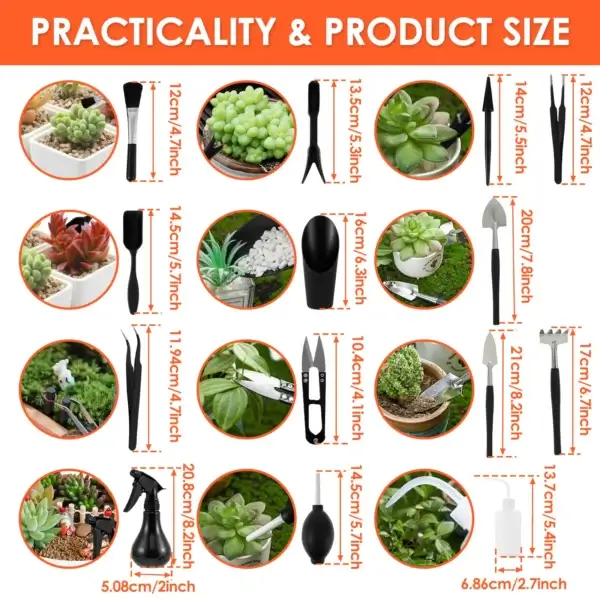 Gardening Kit: 13/16Pcs Tools & Repotting Mat Set - Image 5
