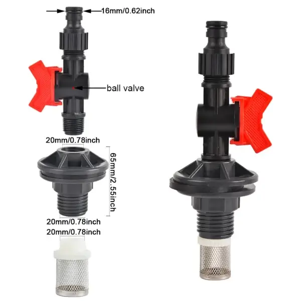 Gardening Kit - PVC Spigot Faucet For Rain Barrels - Image 3