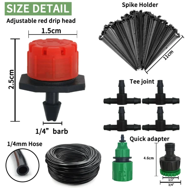Gardening Kit: 20M Drip Irrigation System - Image 4