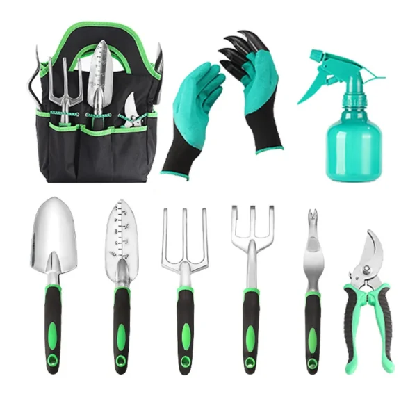 Gardening Kit with Heavy Duty Tools, Non-Slip Grip - Image 2