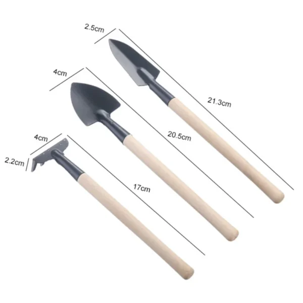 Gardening Kit - 3Pcs Hand Shovel Set, Heavy Duty Tools - Image 6