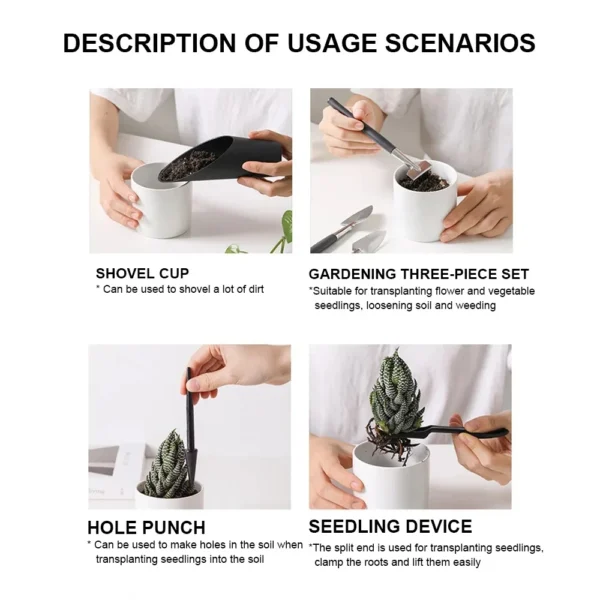 Gardening Kit: Mini Transplant Tools for Succulents - Image 5