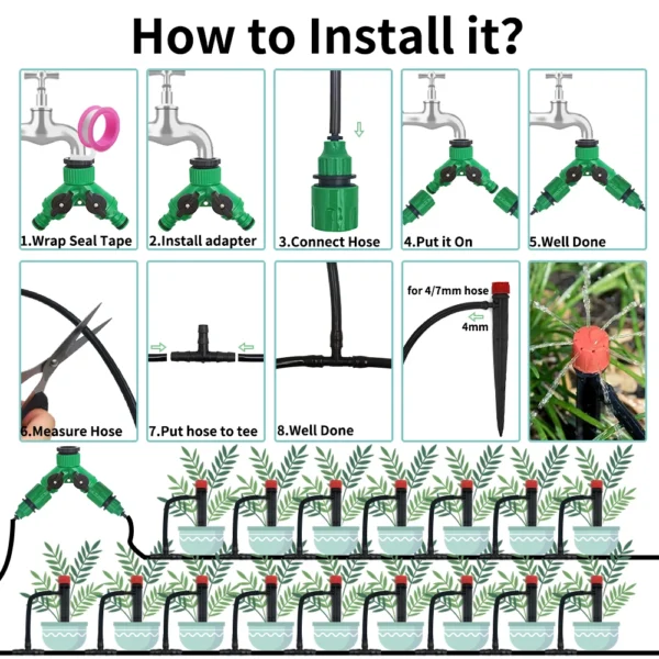 Gardening Kit: Drip Irrigation for Pots & Plants - Image 6
