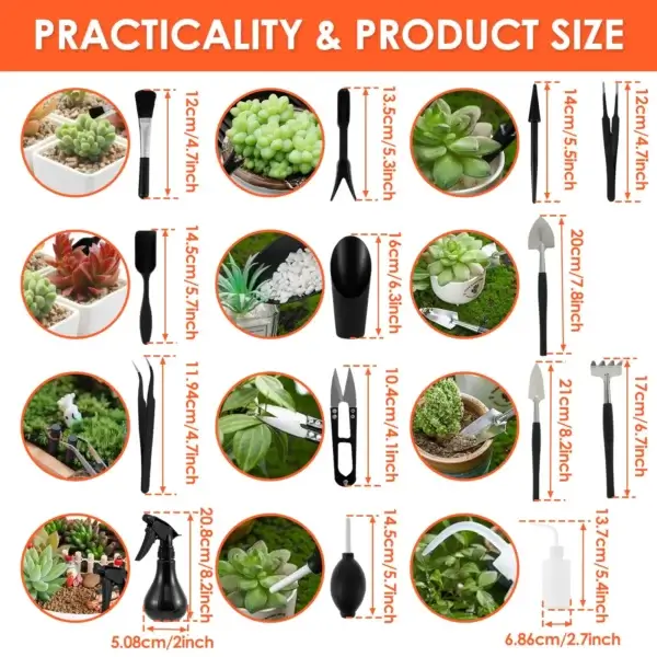 Gardening Kit 13/16 Pcs Succulent Tools Set - Image 5