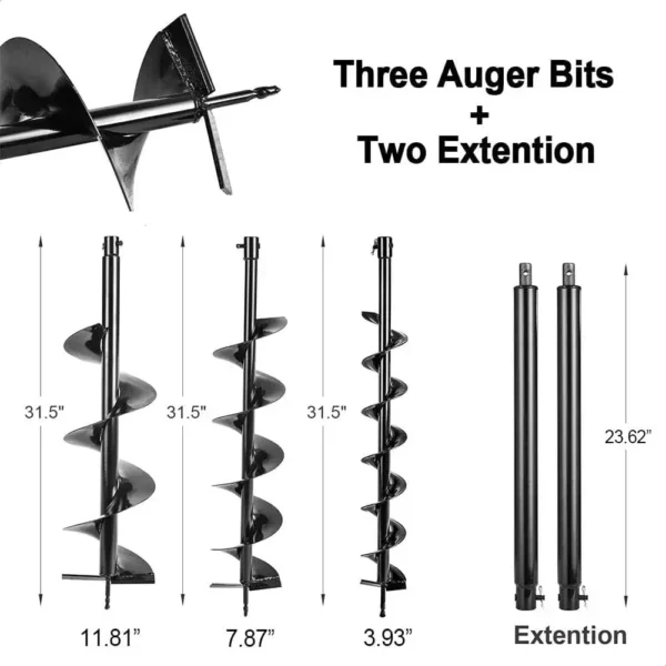 Gardening Kit: 72cc Post Hole Digger Tool - Image 2