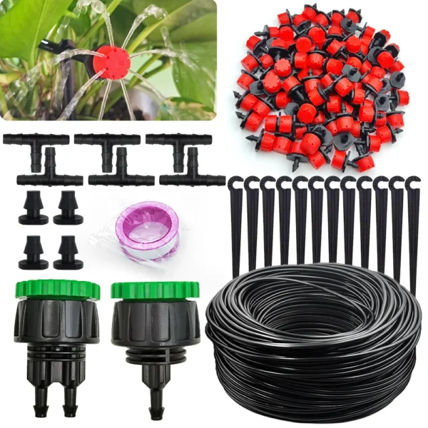 Gardening Kit: Drip Irrigation for Plants & Lawn