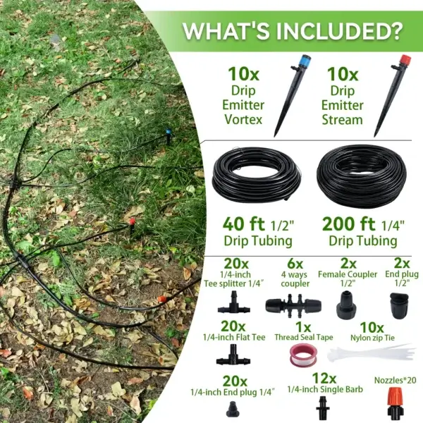 Gardening Kit Drip Irrigation System for Garden - Image 6