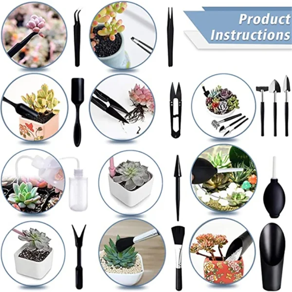 Gardening Kit: Mini Transplant Tools for Succulents - Image 3