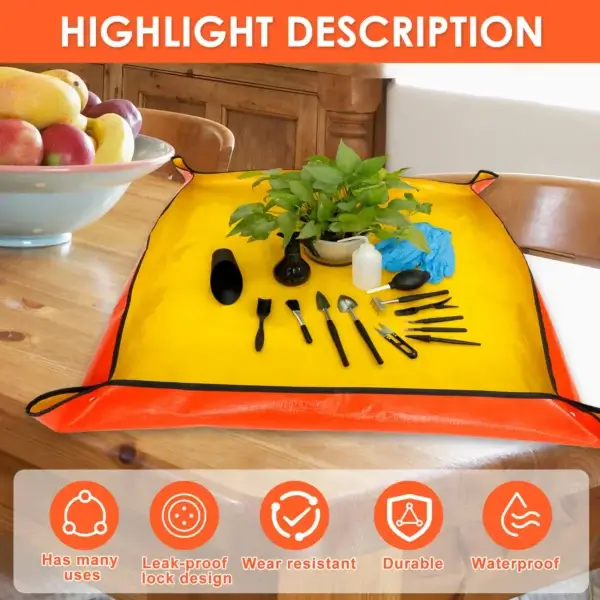 Gardening Kit: 13/16Pcs Tools & Repotting Mat Set - Image 2