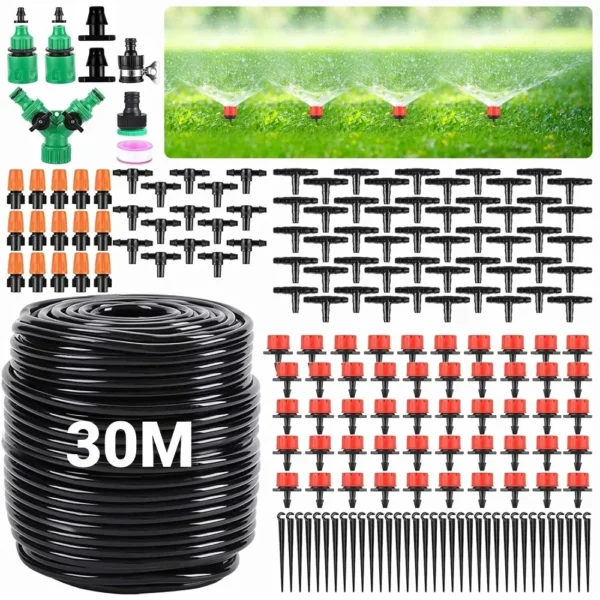 Gardening Kit: Drip Irrigation for Plants & Lawn