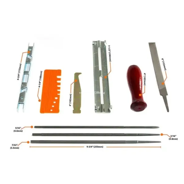 Gardening Kit: Saw Chain Sharpening File Set 4.0-5.5mm - Image 5