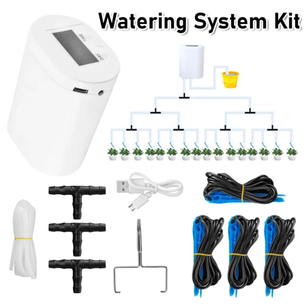 Gardening Kit Automatic Watering Pump Timer System
