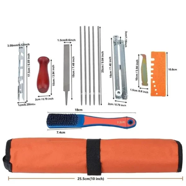 Gardening Kit: Saw Chain Sharpening File Set 4.0-5.5mm - Image 6