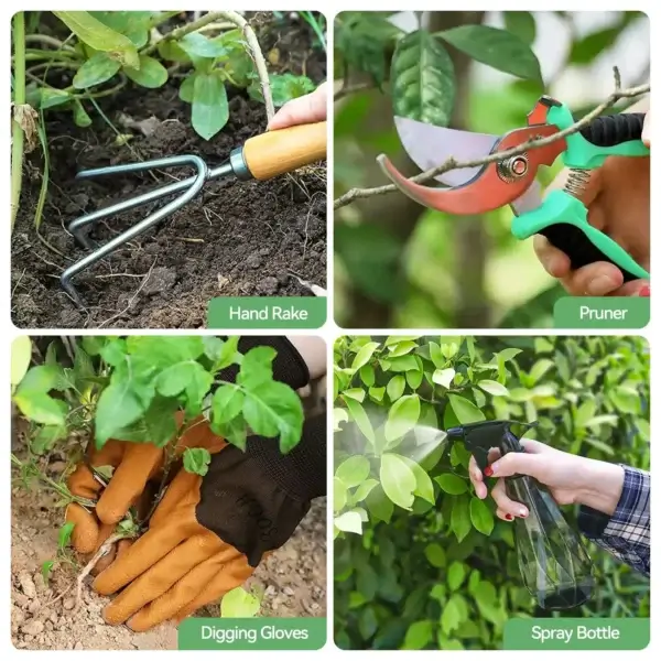 Gardening Kit 9-Piece Heavy Duty Tool Set - Image 3