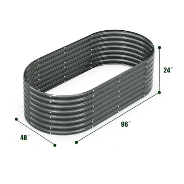 Gardening Kit: Galvanized Raised Garden Bed - Image 2