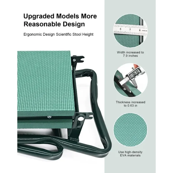 Gardening Kit - Heavy Duty Foldable Kneeler and Seat - Image 4
