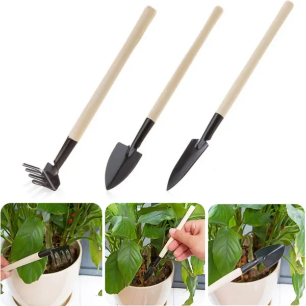 Gardening Kit - 3Pcs Hand Shovel Set, Heavy Duty Tools - Image 2