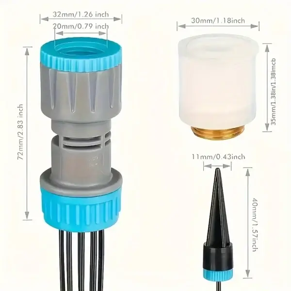 Gardening Kit Drip Irrigation with Adjustable Emitters - Image 3