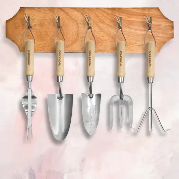 Gardening Kit - 8-Piece Pink Tool Set With Tote - Image 4