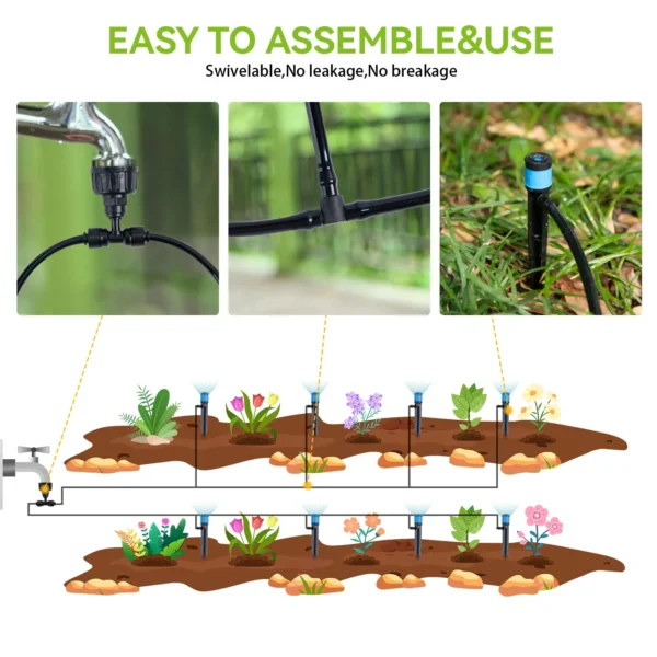 Gardening Kit: Drip Irrigation System for Lawn - Image 4