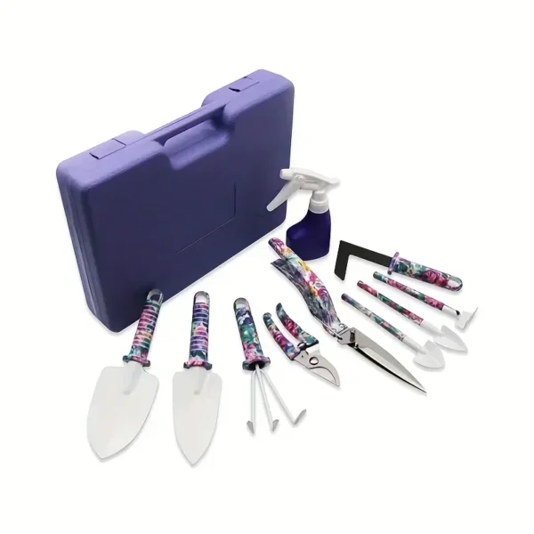 Gardening Kit - 10Pcs Tools Set with Carrying Case - Image 5