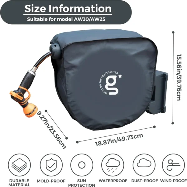 Gardening Kit - UV Resistant Hose Reel Cover - Image 2