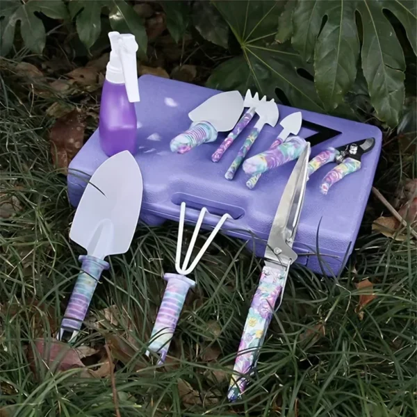 Gardening Kit - 10Pcs Tools Set with Carrying Case