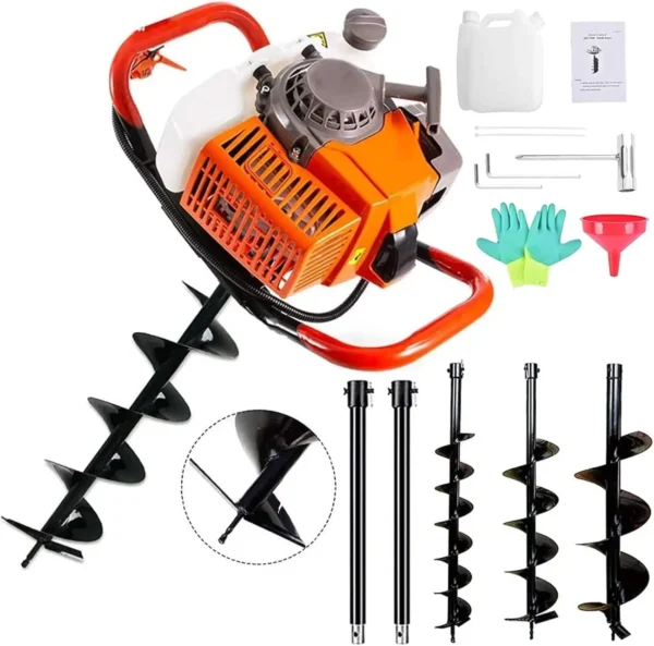 Gardening Kit: 72cc Post Hole Digger Tool