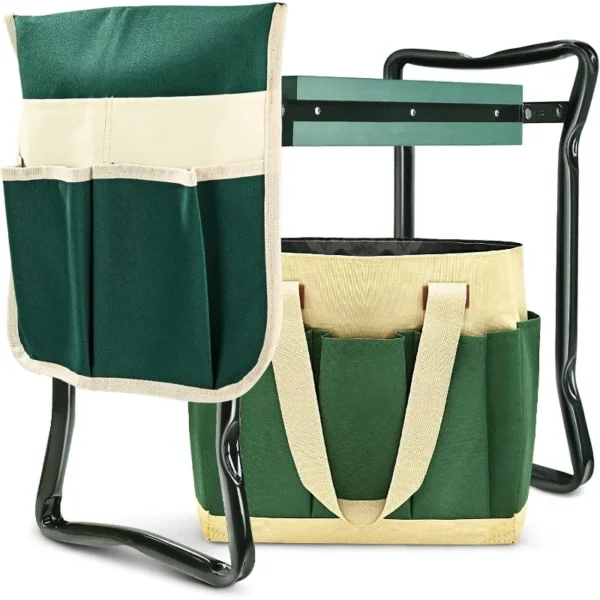 Gardening Kit - Heavy Duty Foldable Kneeler and Seat