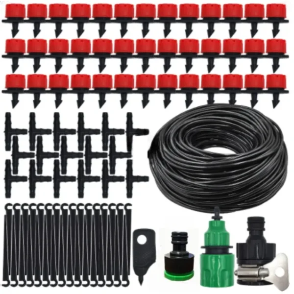 Gardening Kit - Drip Irrigation with Adjustable Drippers