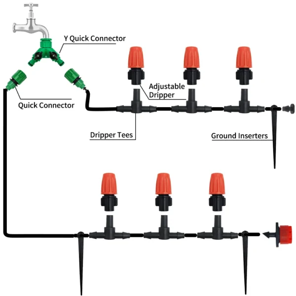 Gardening Kit: Adjustable Drip Watering System - Image 5