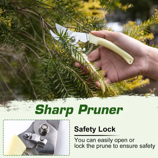 Gardening Kit: Shears, Gloves, Trowel, Claw & Scoop - Image 5