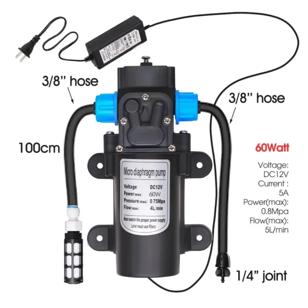 Gardening Kit: Self-Priming Pump Misting System - Image 5