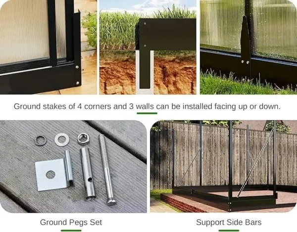 Gardening Kit - 8x18 FT Polycarbonate Greenhouse - Image 5