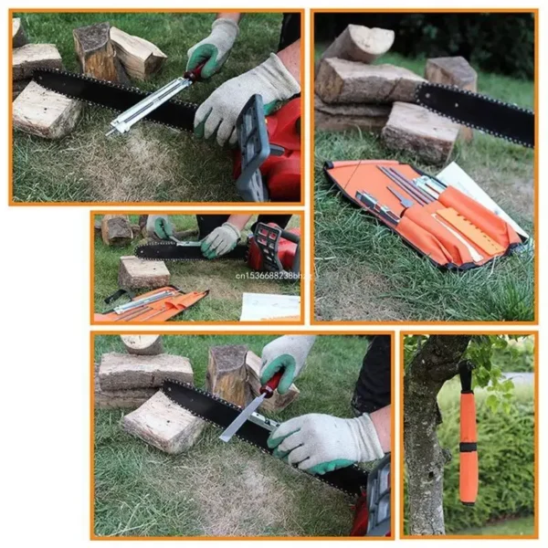 Gardening Kit: Saw Chain Sharpening File Set 4.0-5.5mm - Image 2
