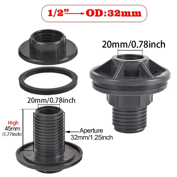 Gardening Kit - PVC Spigot Faucet For Rain Barrels - Image 2